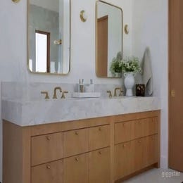 Master bedroom and bath access