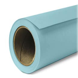 #02 Sky Blue Seamless Background Paper 107" x 36'