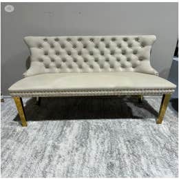 Tufted Loveseat Bench
