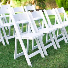White Resin Chairs