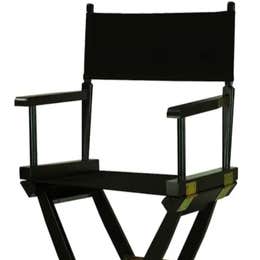 30” Black Directors Chair