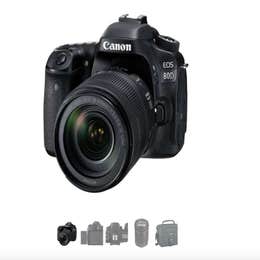 Canon EOS 80D + 18mm - 135mm Canon Lens