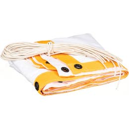  BUTTERFLY/OVERHEAD FABRIC 12X12′ WHITE SILK