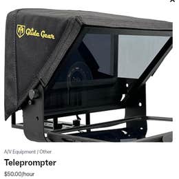 teleprompter