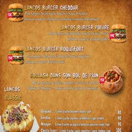 Langos Burger Cheddar