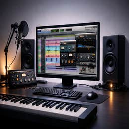 Computer for a session, with Pro Tools & plugins