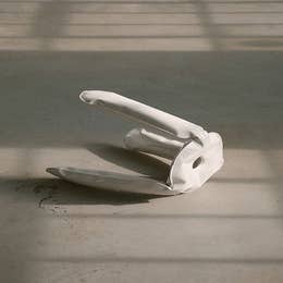 PLOPP Standard Stool in White by Oskar Zięta for Zeita Studio