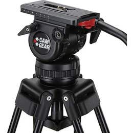 CAMGEAR DV6P TRIPOD + FLUID HEAD & SPREADER