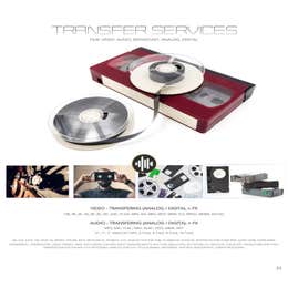 Transferencia analógica de cinta