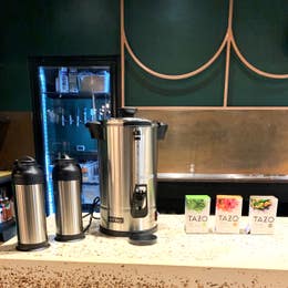 Self-serve Locally Roasted Coffee and Tea Station