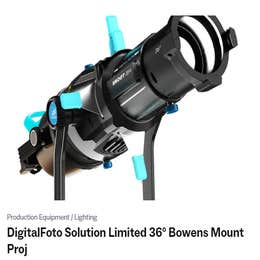 DigitalFoto Solution Limited 36° Bowens Mount Proj 