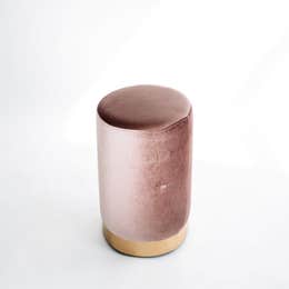 Pink Smooth Vanity Chair