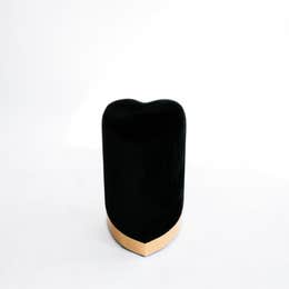 Black Heart Vanity Chair