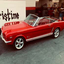 Cherry Red '65 Mustang
