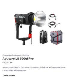 APuture LS 600d pro