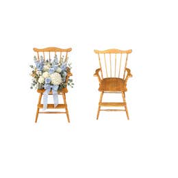 Vintage Wood Baby High Chair