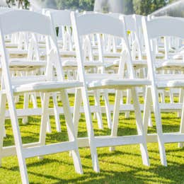 White Folding Chair