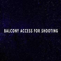 Balcony Access for Shooting