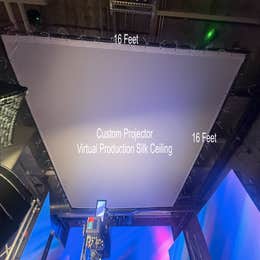 Projector Silk Ceiling