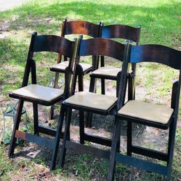 OakWood Padded Chair