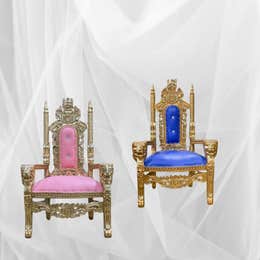 Kids Throne Chairs (pink, blue)