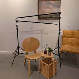 Fabric and Paper Backdrop Stand