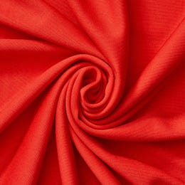 Red Fabric Curtain