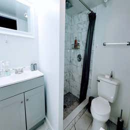 Bathroom and sitting area