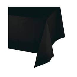 Black table cloth
