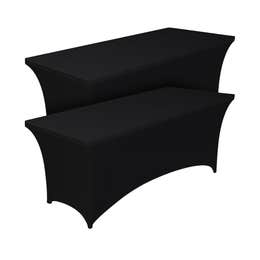 2 Black Table Clothes