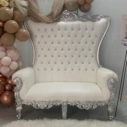 Double Throne Chair Rental