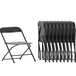 10 Black Chairs