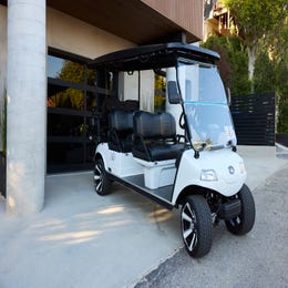 6 passengers, street legal Electric golf cart