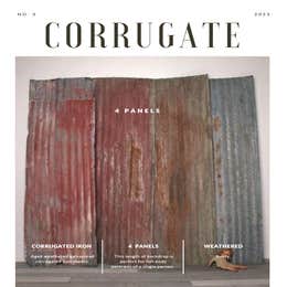 8 x 8 Corrugated Iron  