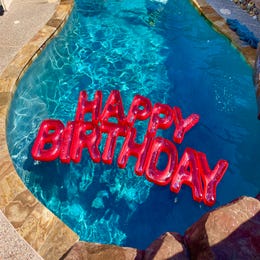 Happy Birthday Floating Letters!