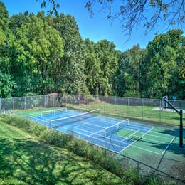 pickle ball/tennis/basketball court access 