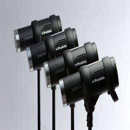 Included Strobes/soft boxes