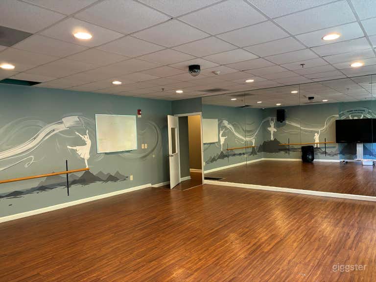  Bright Sunlit Dance Space w/ Disco Light Feature 