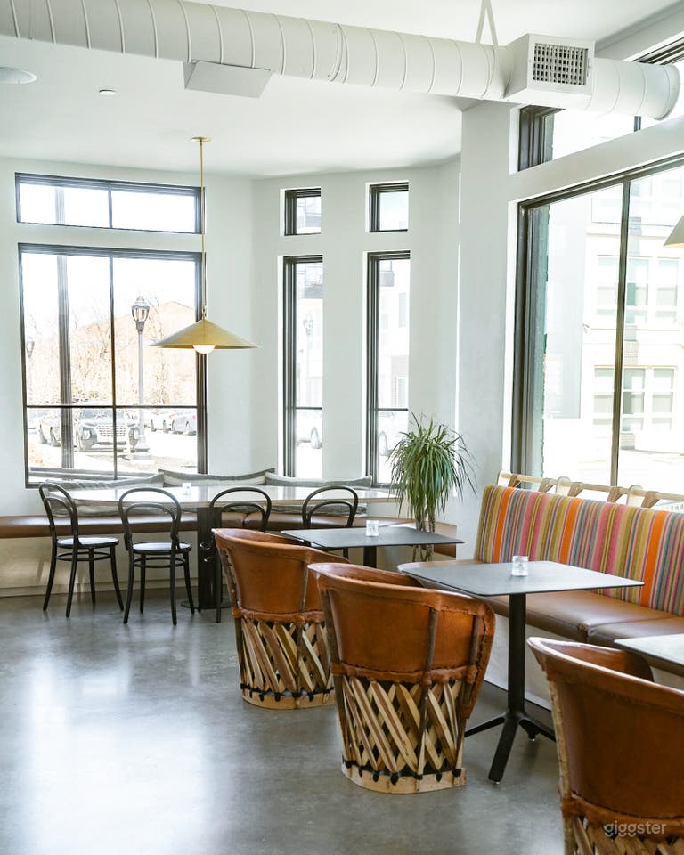  wine bar interior. Seats up to 40 inside. 