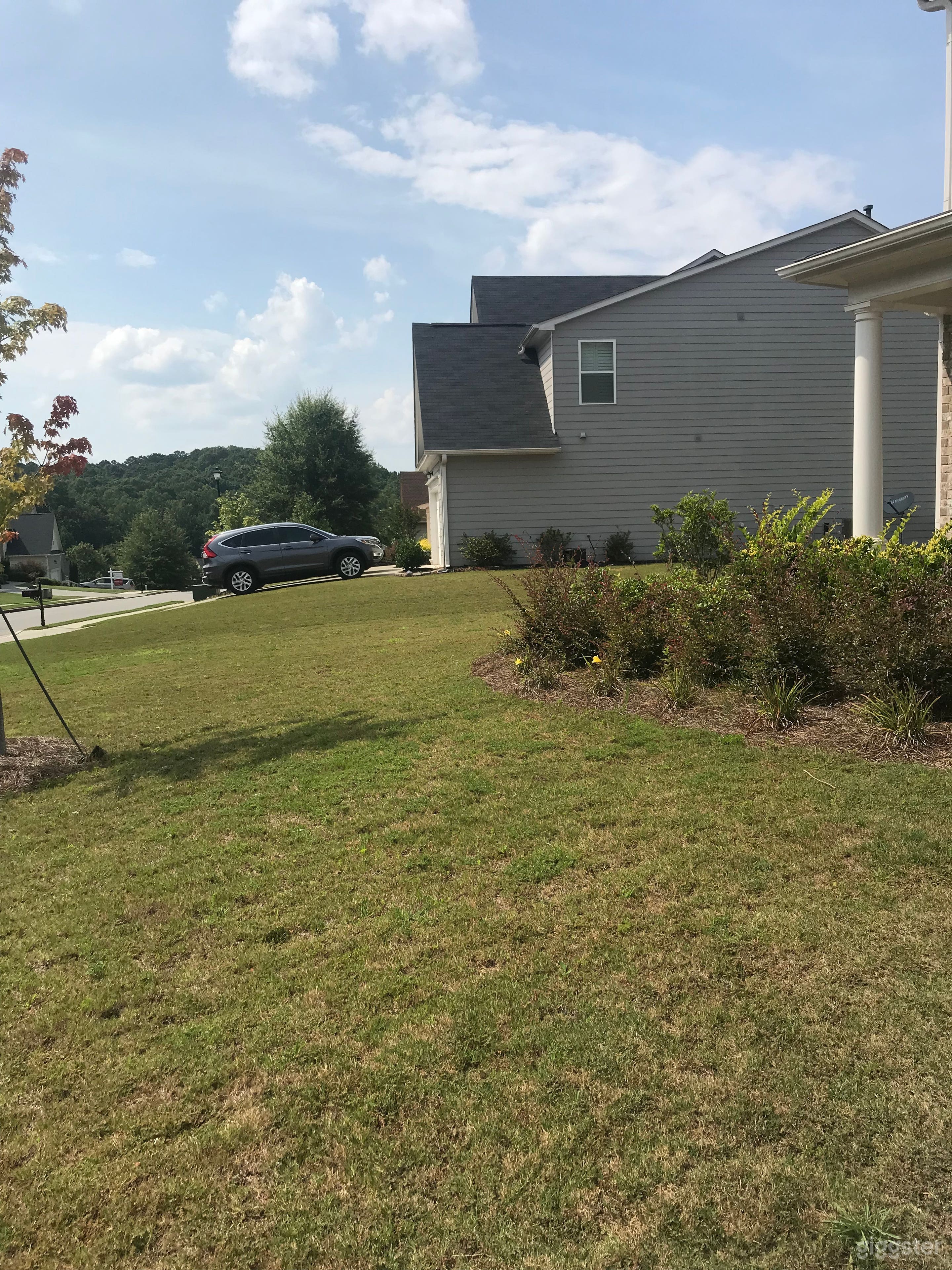 Outside of the house 