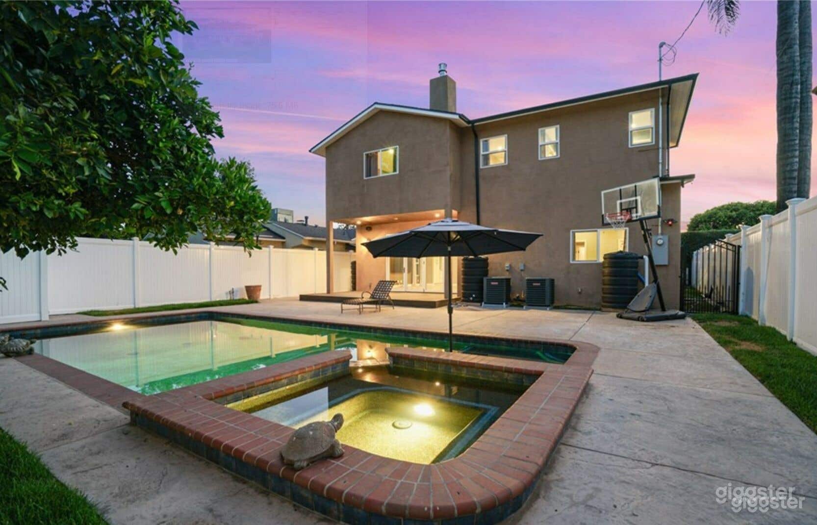 Outdoor Pool Oasis in a midcentury home  Valley Village Photo 1