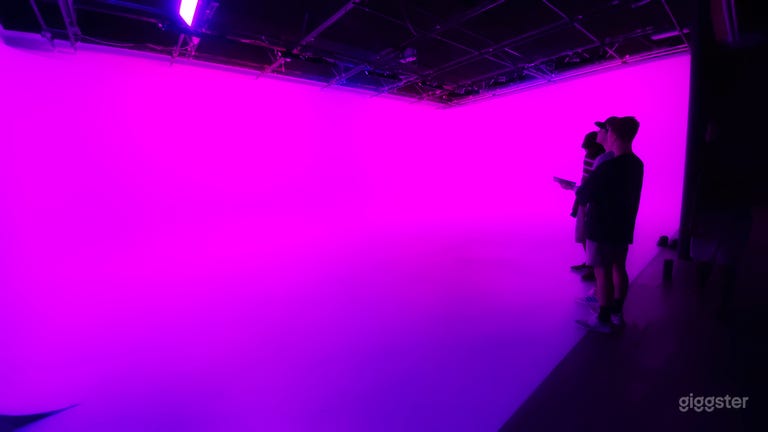  3 Wall White Cyc - Pre-lit with Aputure Novas 