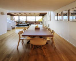  Conference/Dining table, can be moved to the living room 