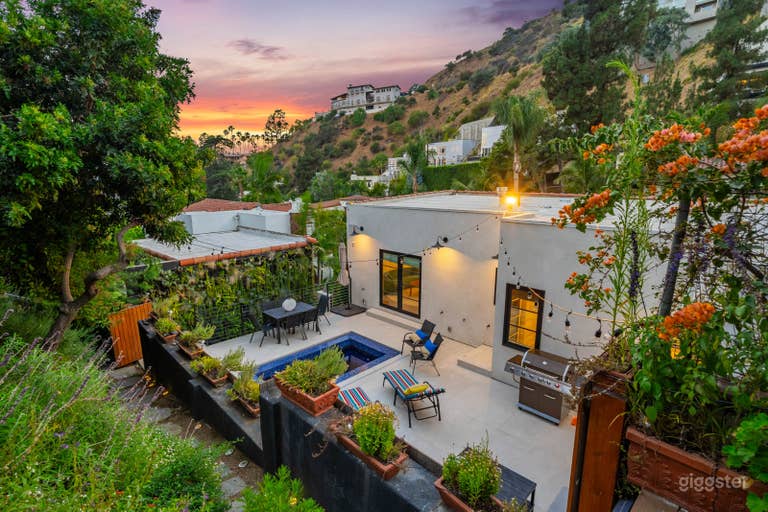  Retraite Hollywood Hills avec lumière naturelle, jacuzzi & vues 