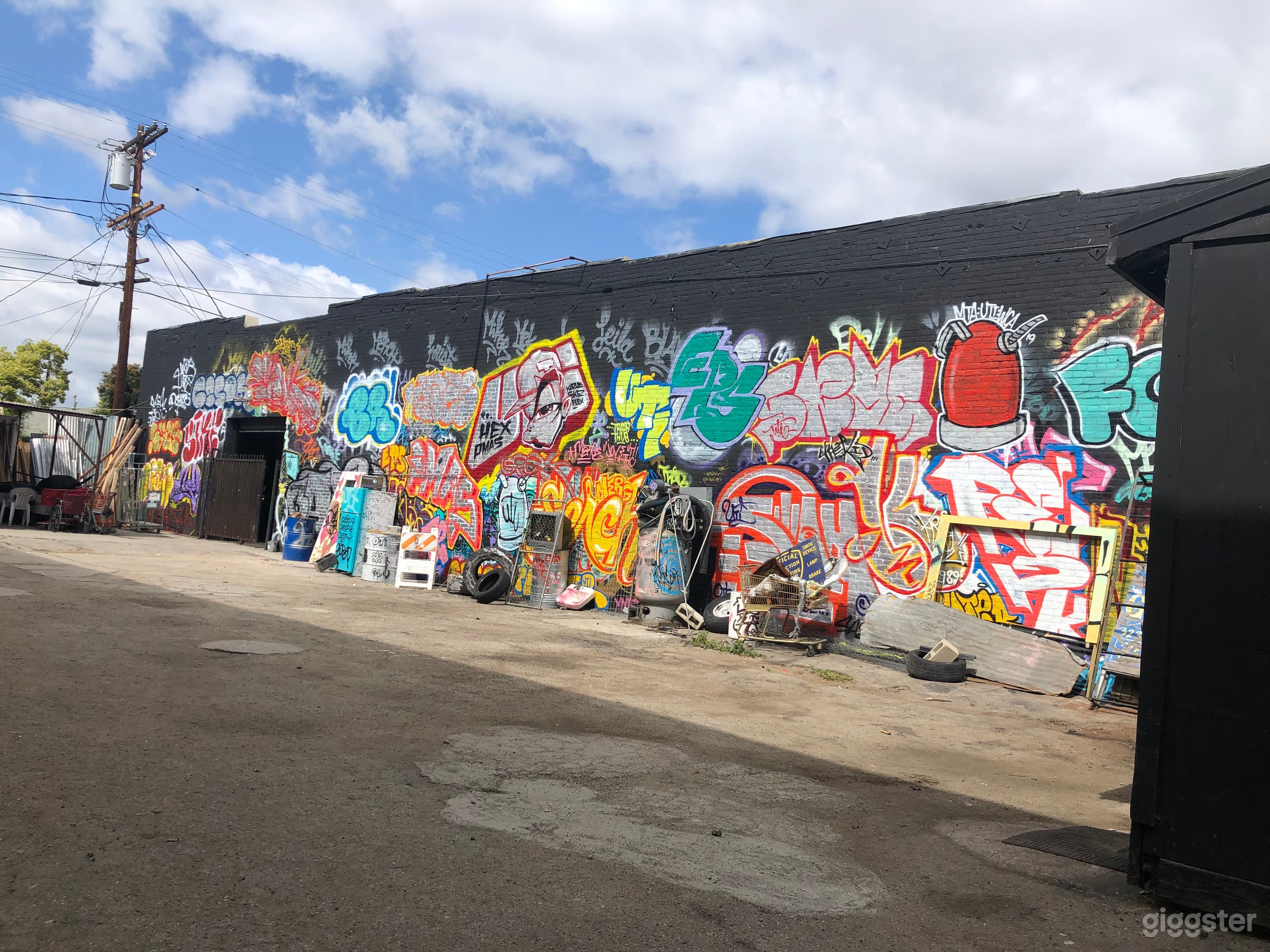 Graffiti + Urban Industrial Walls for Filming  Photo 4