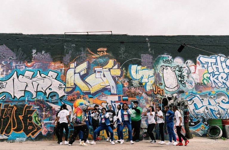  Graffiti + Urban Industrial Walls for Filming  