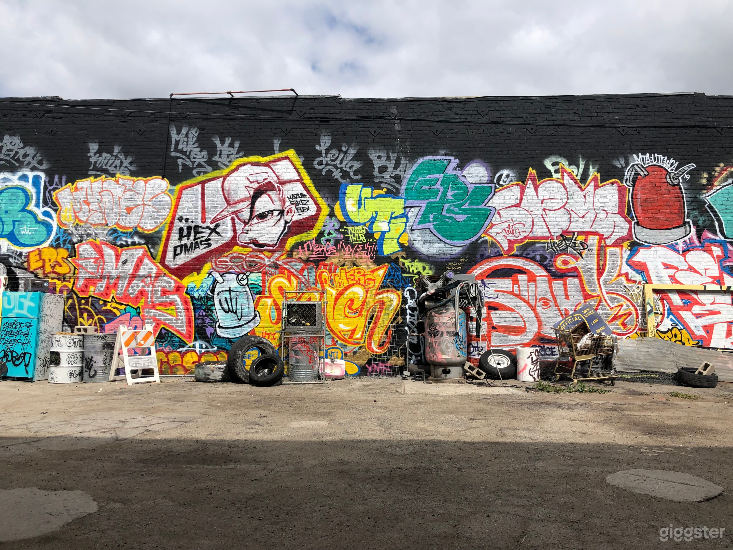 Graffiti + Urban Industrial Walls for Filming  Photo 1