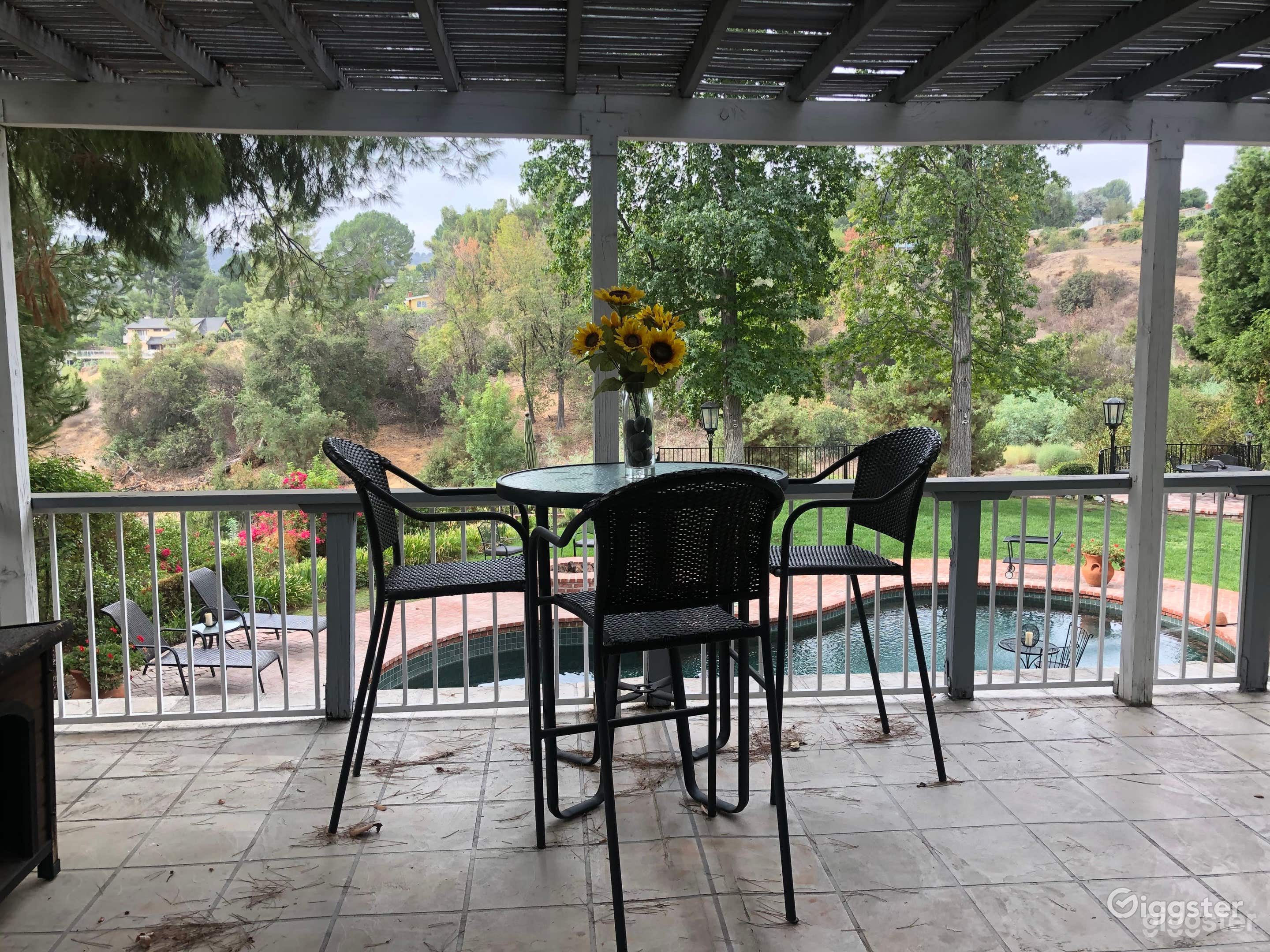  Golf course view, dark pool , mid century/retro Photo 4