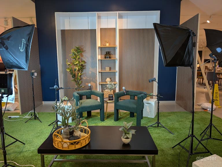  Espace de production créative pour séances photo & podcasts 