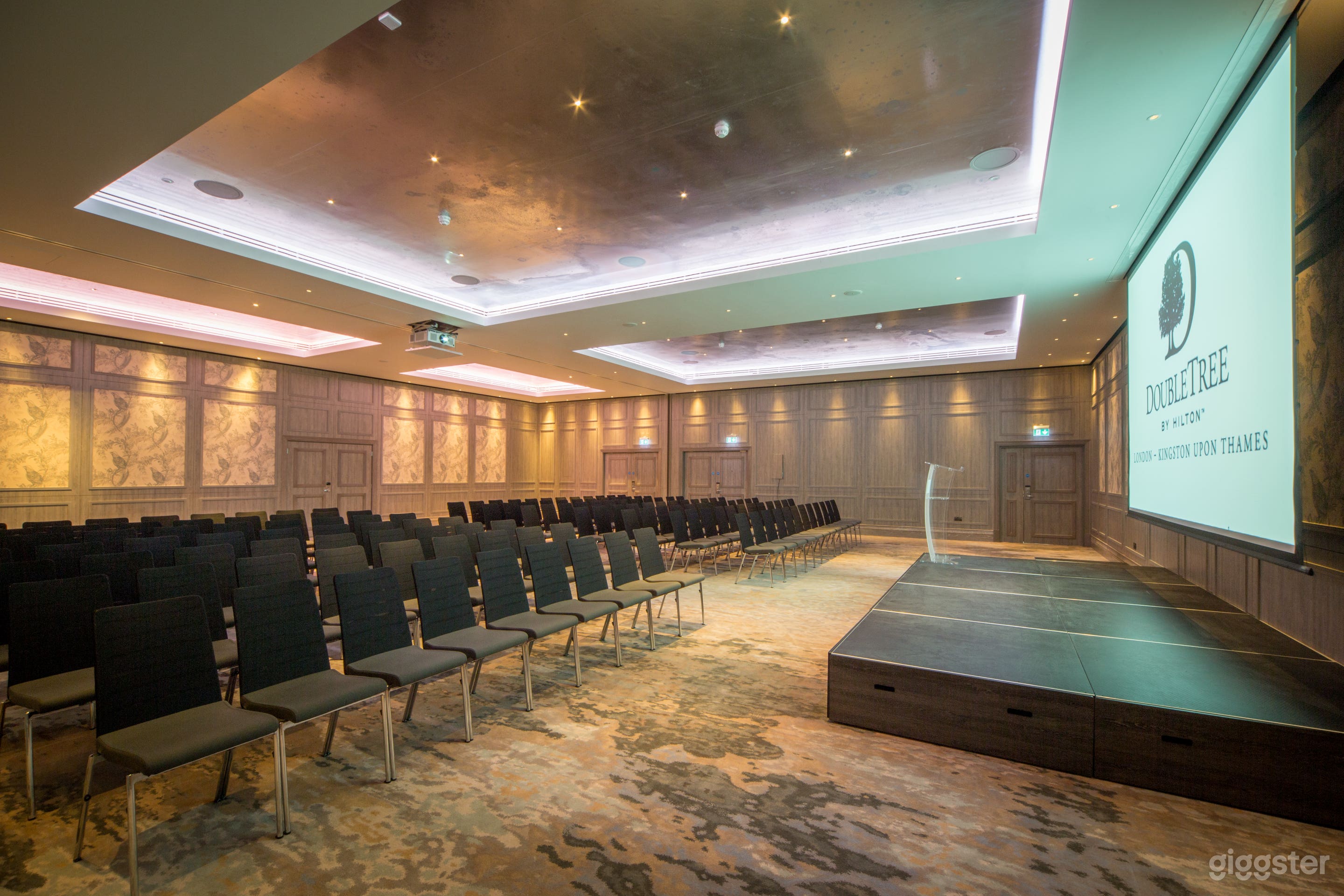 Sopwith Suite Theater style can accommodate up to 250 people